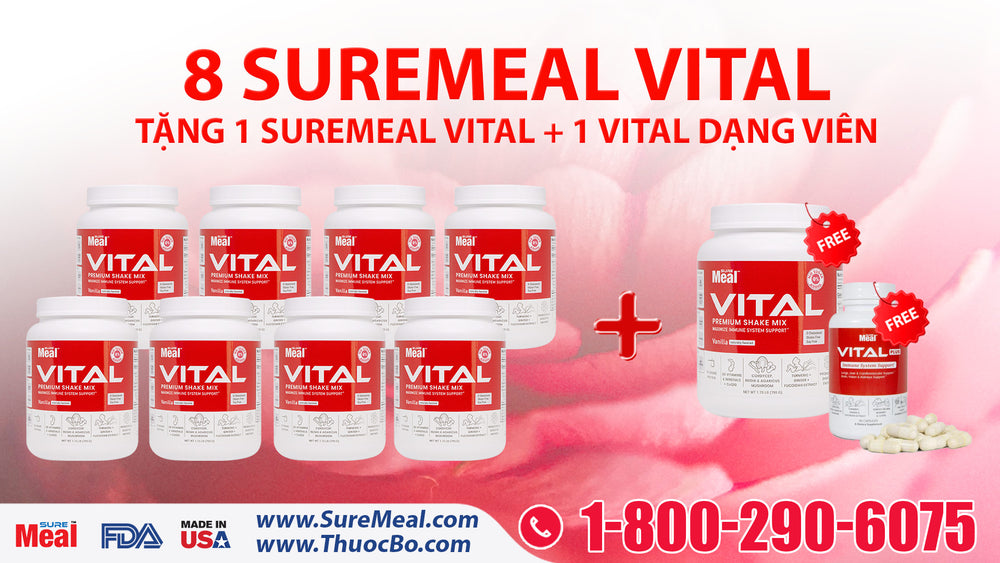 Buy 8 SureMeal Vital FREE 1 SureMeal Vital & FREE 1 Vital Plus Capsules ($130 savings)